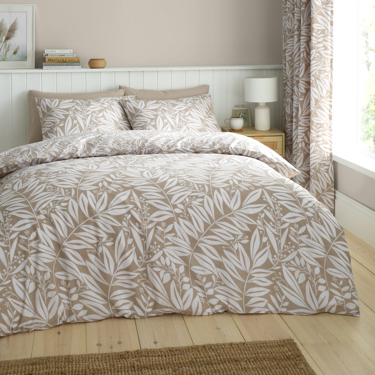 Sorrel Print Reversible Duvet Set - Natural PRE-ORDER ARRIVING SOON!