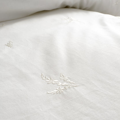 Lotta 200 Thread Count Cotton Duvet Set -White