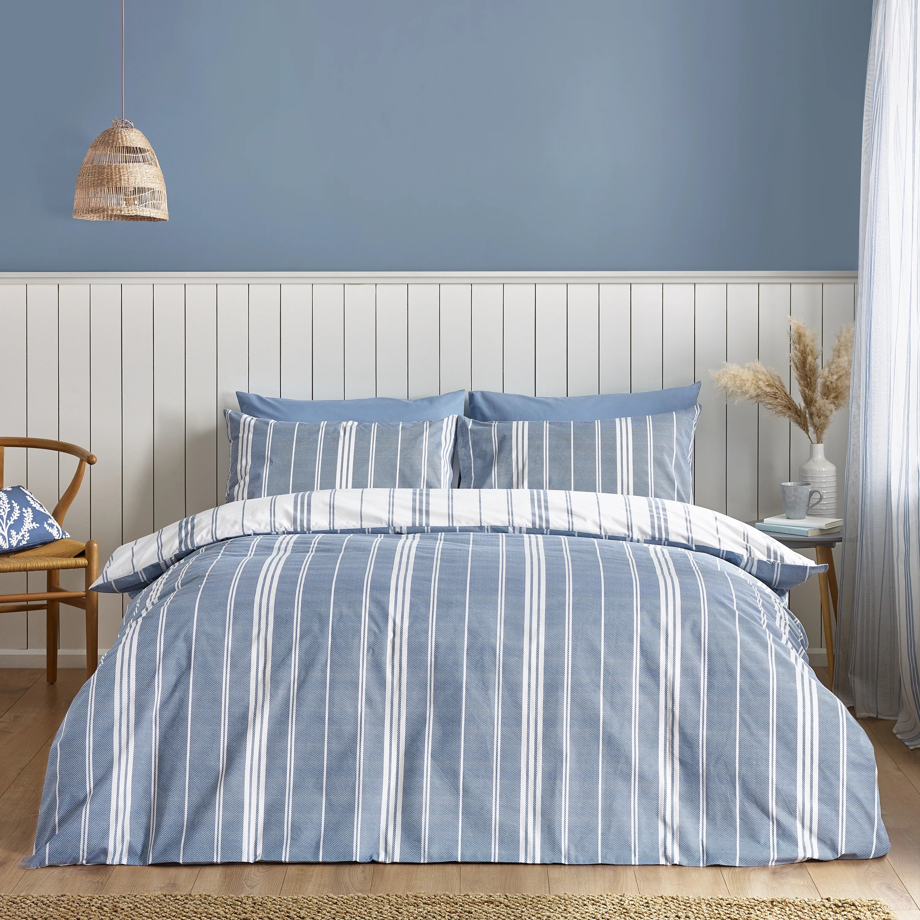 Harbour Stripe Duvet Sets by Catherine Lansfield