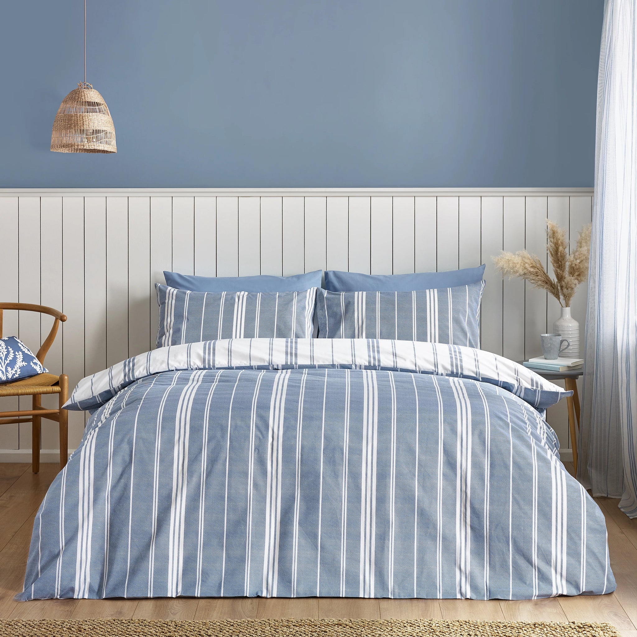 Harbour Stripe Duvet Sets by Catherine Lansfield