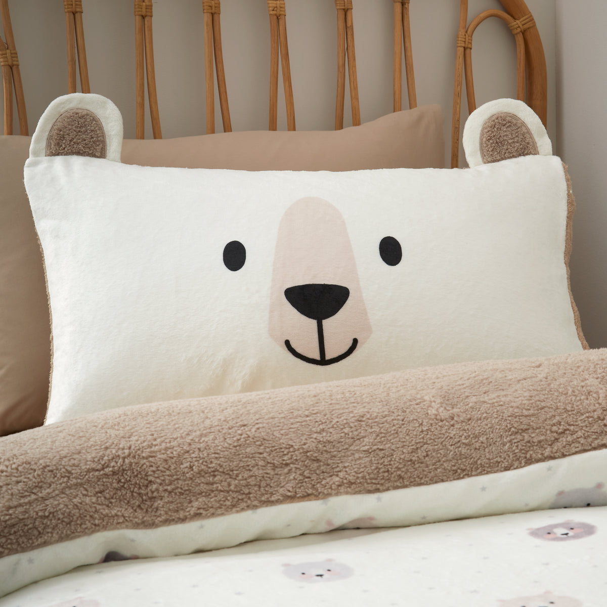 Cosy Bear Sherpa Duvet Set