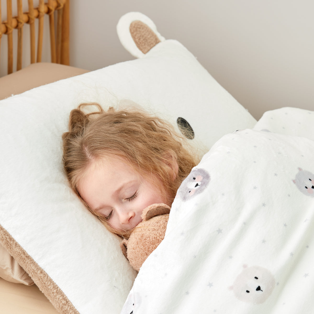 Cosy Bear Sherpa Duvet Set