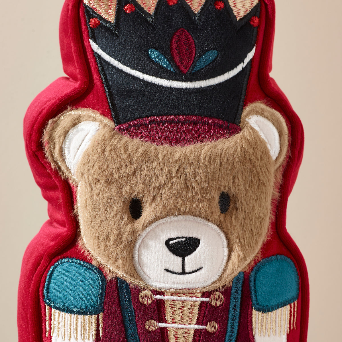 Nutcracker Bear Filled 3D Cushion PRE-ORDER ARRIVING SOON !