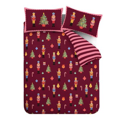 Christmas Nutcracker Stripe . Burgundy PRE-ORDER ARRIVING SOON !