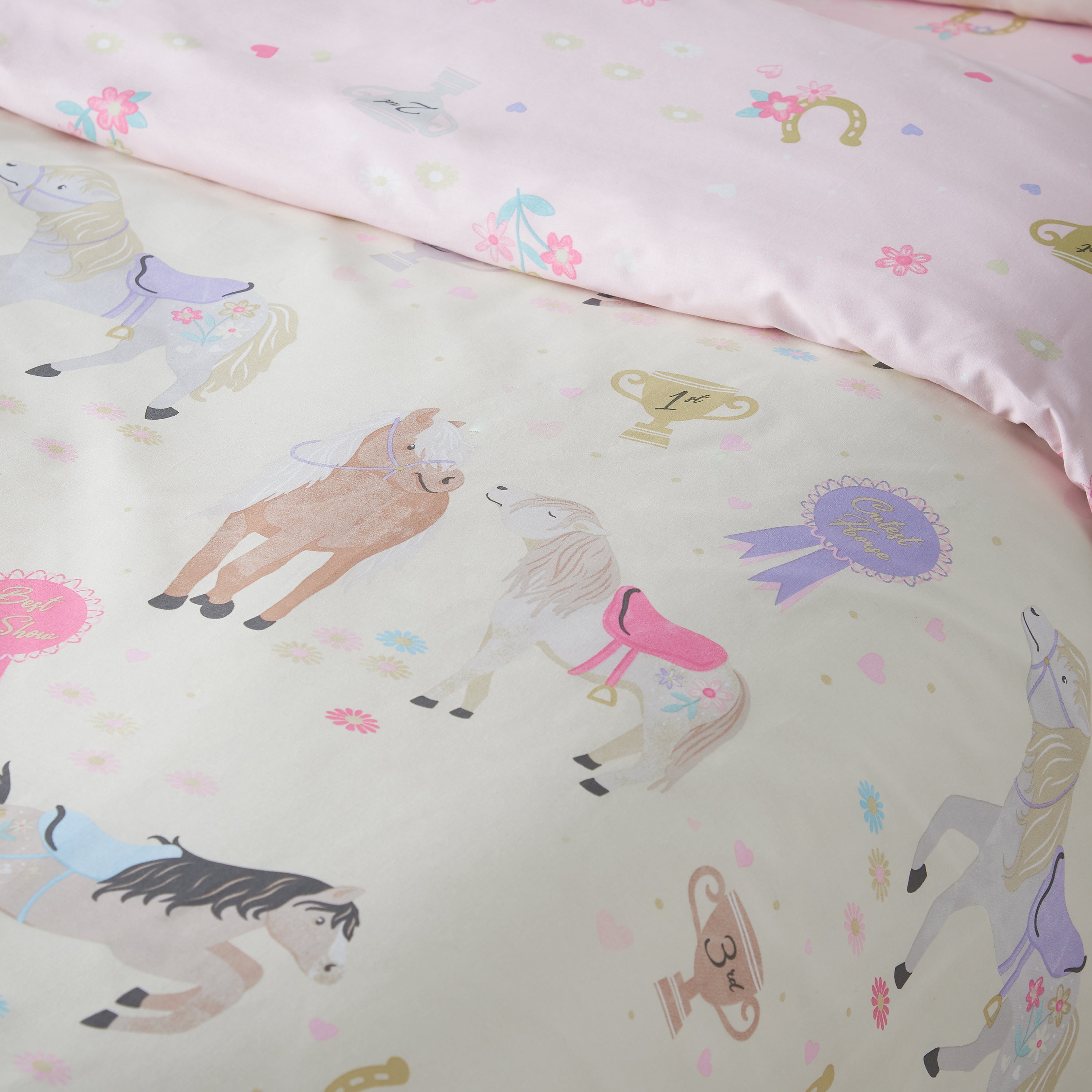 Happy Horses Reversible Duvet Set