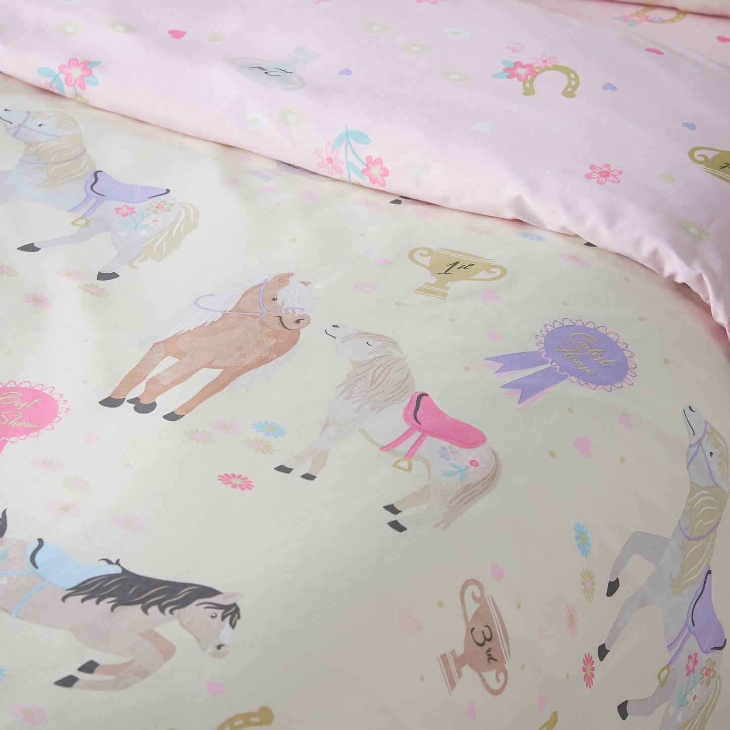 Happy Horses Reversible Duvet Set