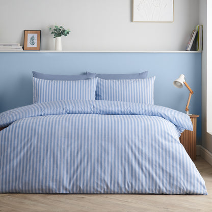 Epic Textured Stripe Duvet Set - Blue PRE-ORDER ARRIVING SOON !