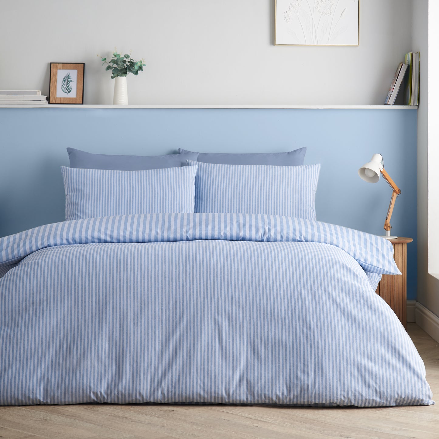 Epic Textured Stripe Duvet Set - Blue PRE-ORDER ARRIVING SOON !