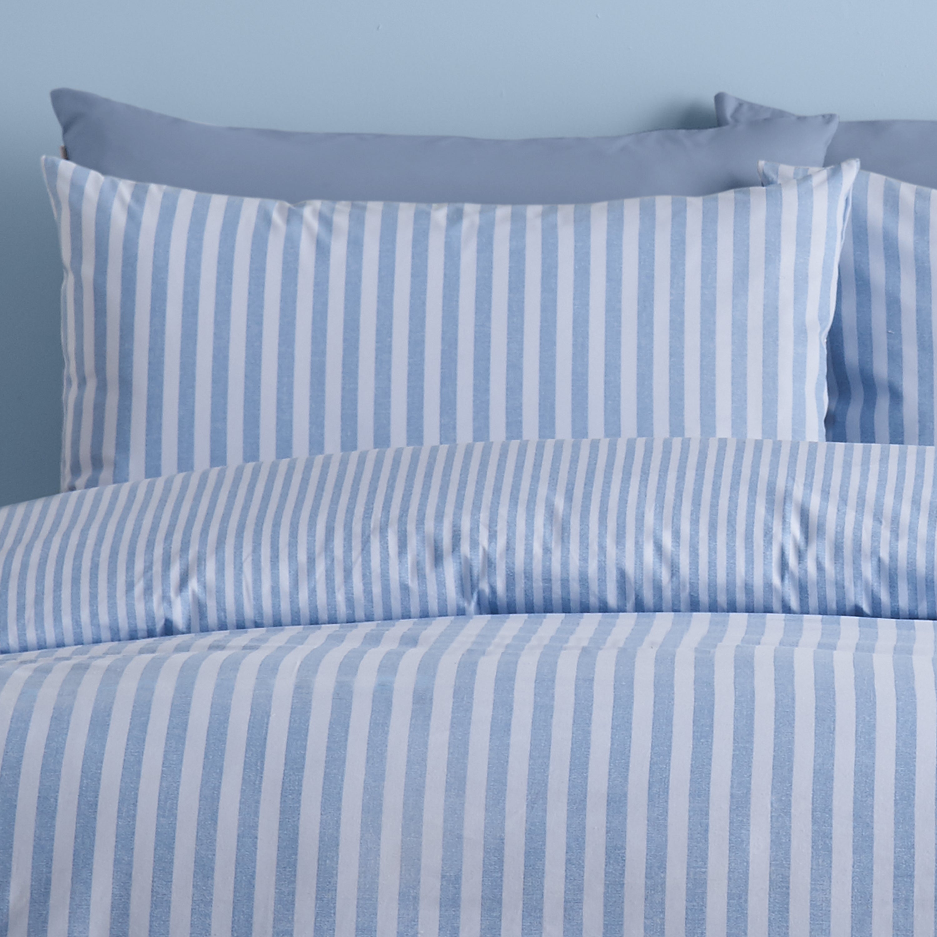 Epic Textured Stripe Duvet Set, Blue - PRE-ORDER, ARRIVING SOON!