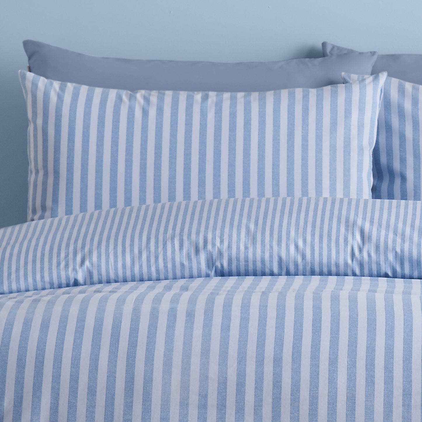 Epic Textured Stripe Duvet Set - Blue PRE-ORDER ARRIVING SOON !
