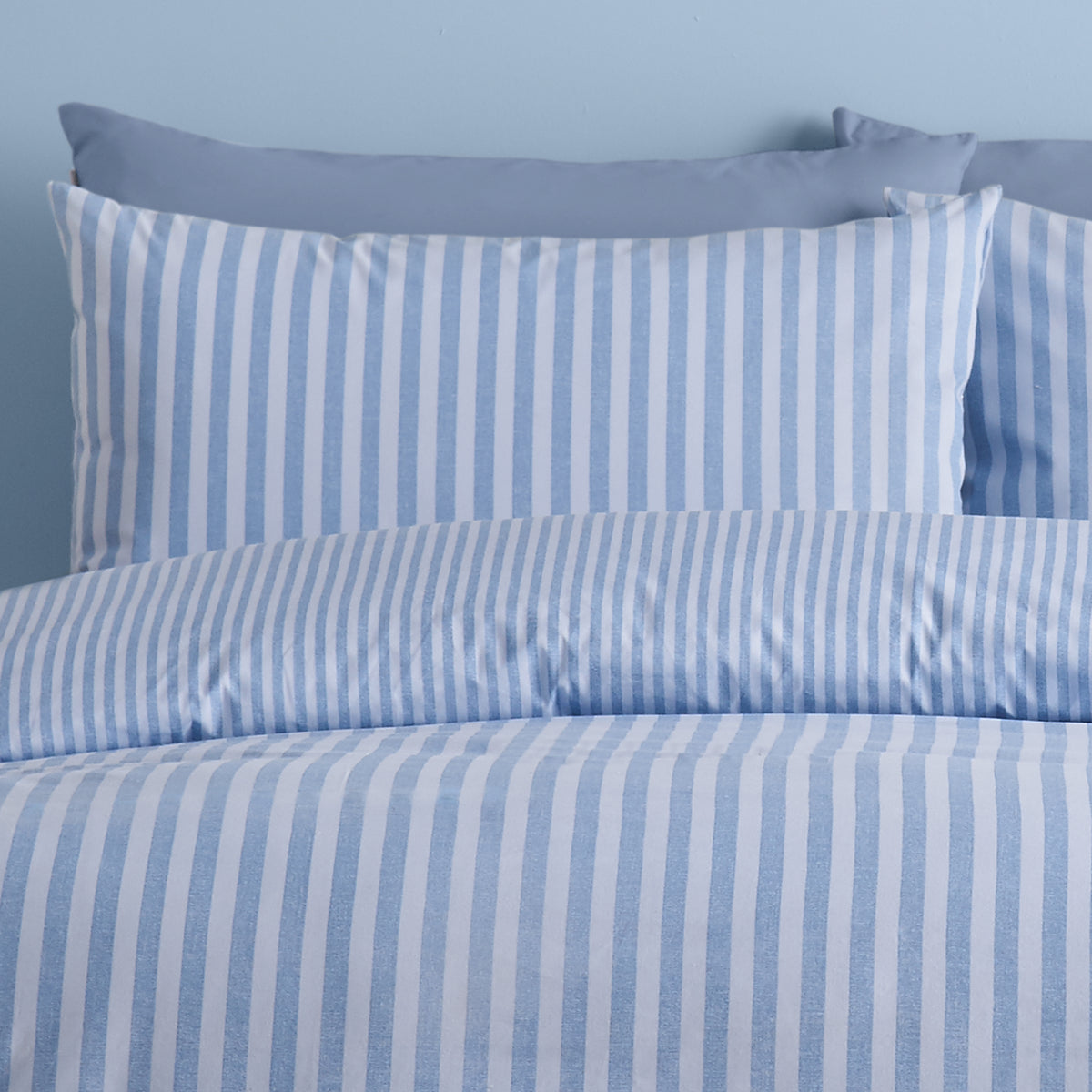 Epic Textured Stripe Duvet Set, Blue - PRE-ORDER, ARRIVING SOON!
