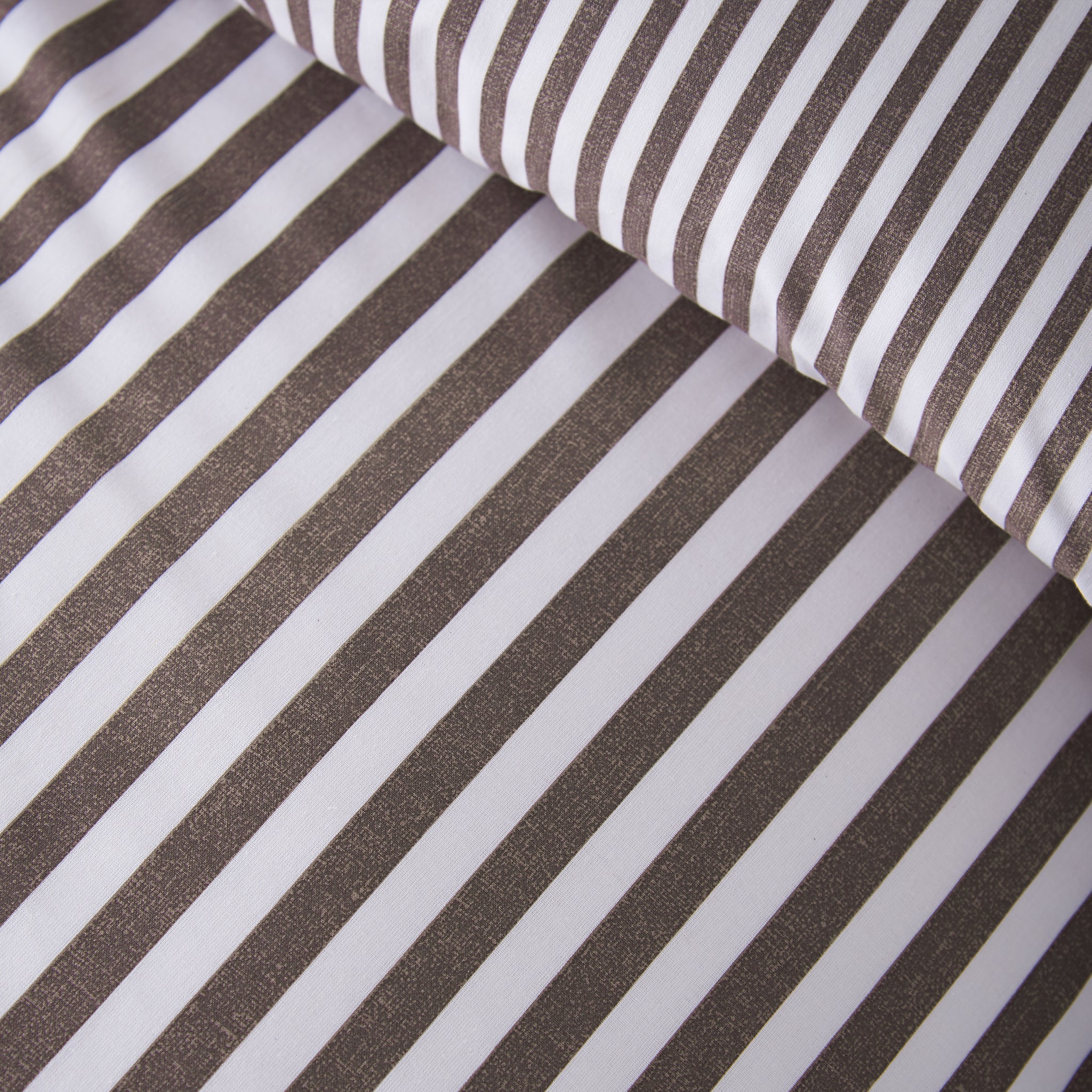 Epic Textured Stripe Duvet Set, Chocolate - PRE-ORDER, ARRIVING SOON!