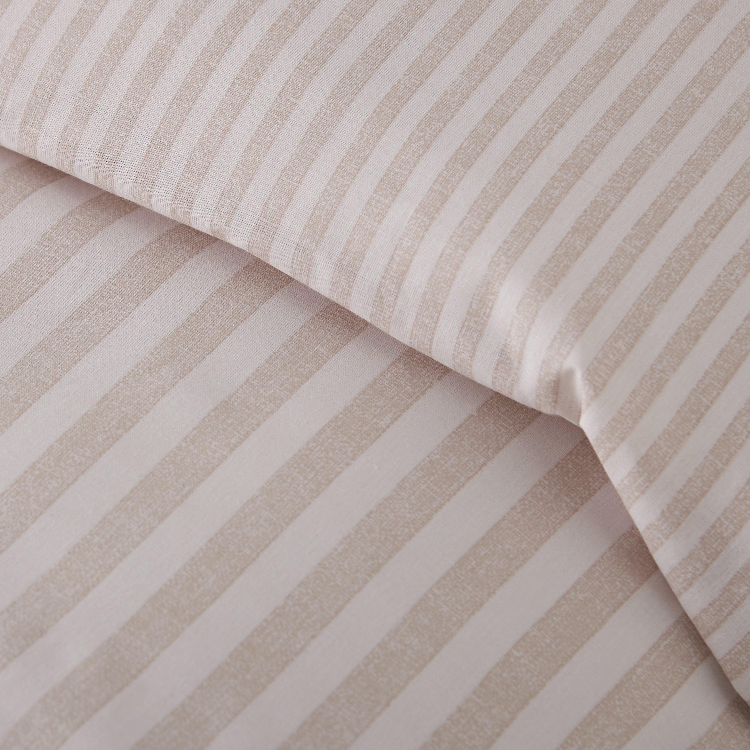 Epic Textured Stripe Duvet Set - Natural PRE-ORDER ARRIVING SOON!