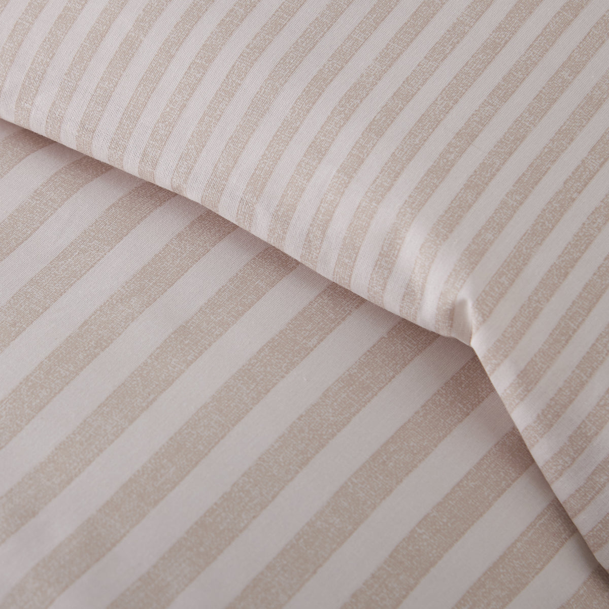 Epic Textured Stripe Duvet Set - Natural PRE-ORDER ARRIVING SOON!