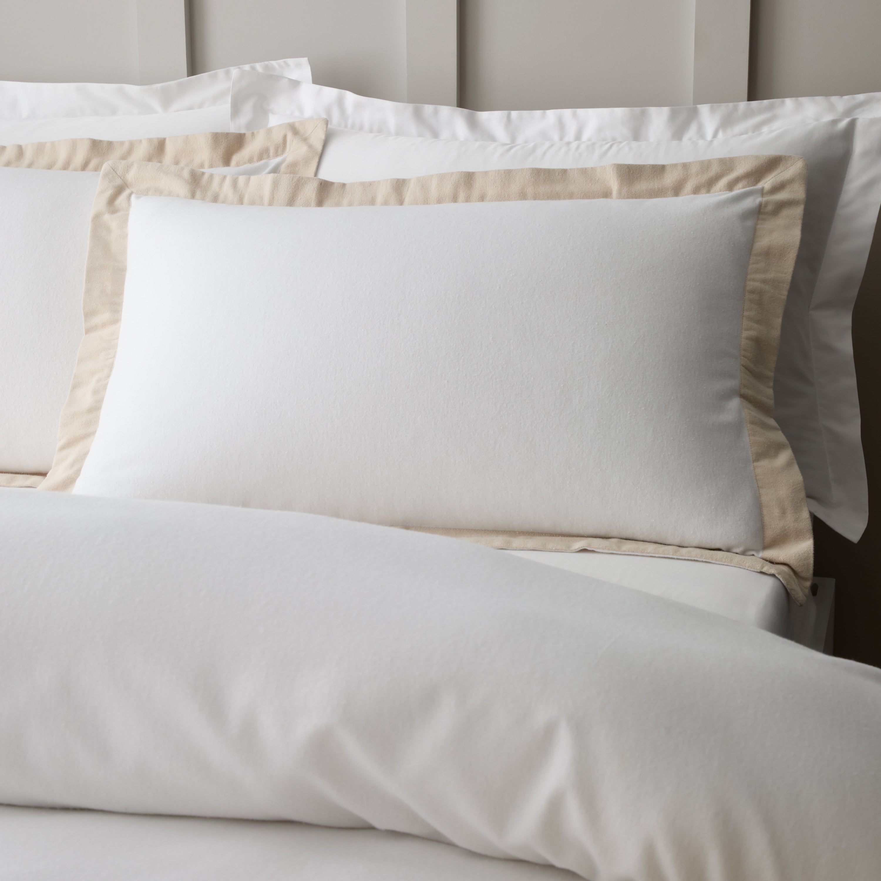 Tailored Brushed Cotton Duvet Set, Natural - PRE-ORDER, ARRIVING SOON!