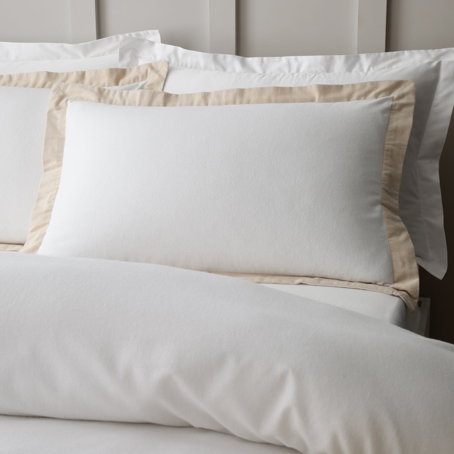 Tailored Brushed Cotton Duvet Set - Natural PRE-ORDER ARRIVING SOON !