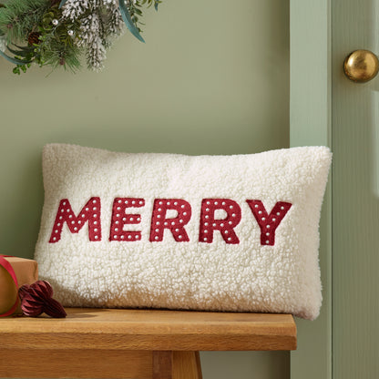 MERRY  Boucle Filled  Cushion PRE-ORDER ARRIVING SOON!
