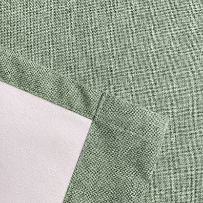 Dallas 100% Blackout Pencil Pleat Curtains, Green