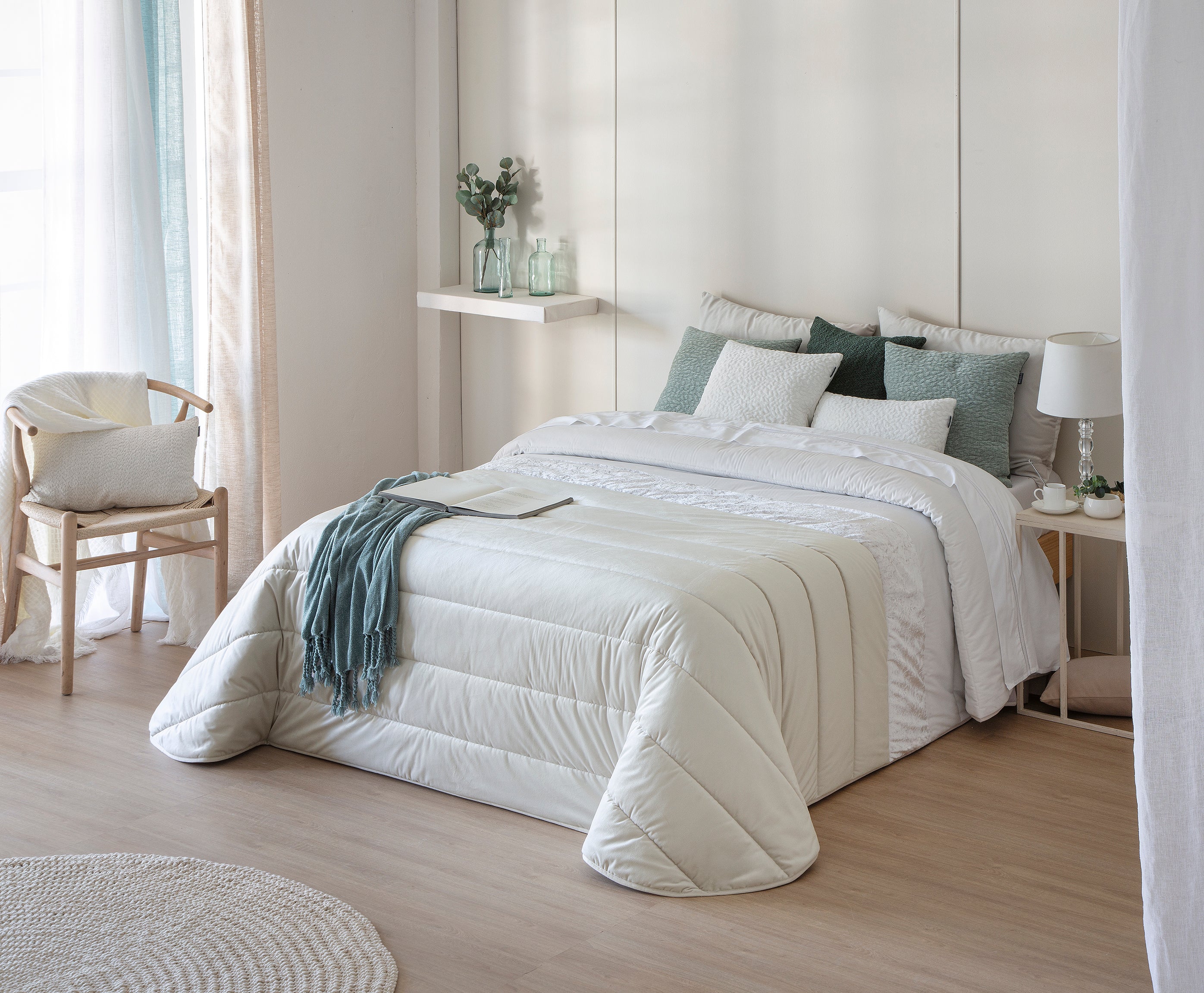 Arlet Luxury Bedspread Range - Ivory