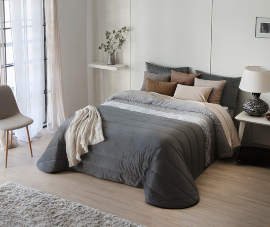 Arlet Luxury Bedspread Range - Grey