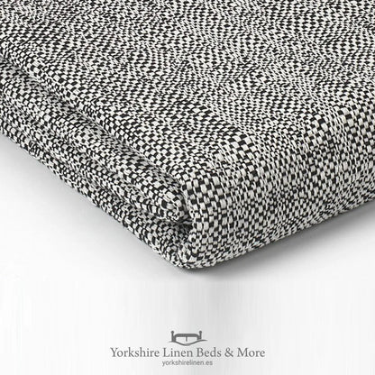 Attica Cotton Multi Use Throw, Black - Throws & Bedspreads - Yorkshire Linen Beds & More