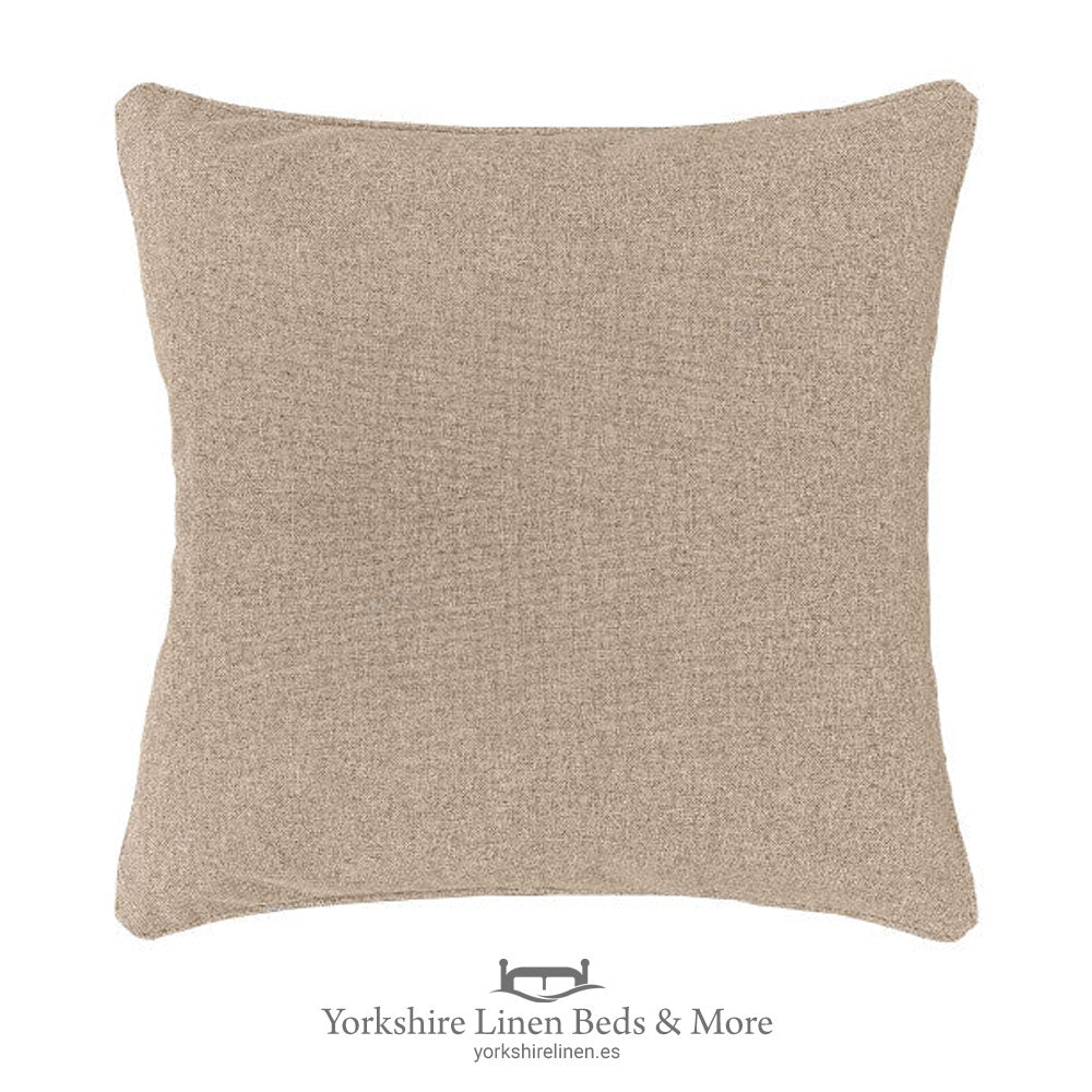 Austin Linen Style Cushion, Natural - Cushions & Cushion Covers - Yorkshire Linen Beds & More