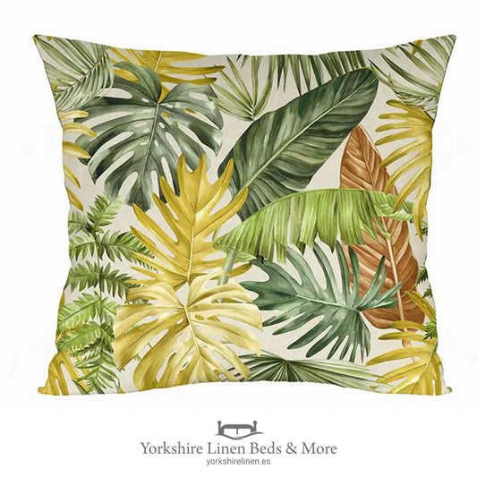 Autumn Palm Cushion 2064 - Cushions & Cushion Pads - Yorkshire Linen Beds & More