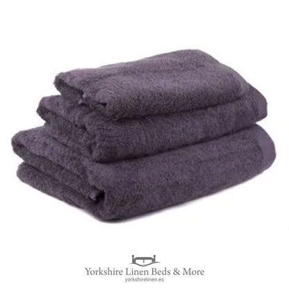 Basics 450 GSM Cotton Towel Range, Charcoal - Towels & Bathroom - Yorkshire Linen Beds & More