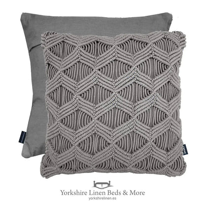 Boho Chic Cushion Collection JAMBI GREY - Cushions & Cushion Covers - Yorkshire Linen Beds & More