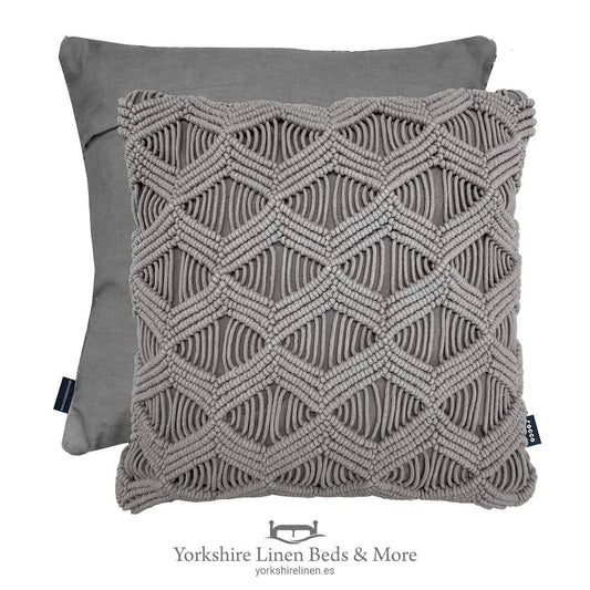Boho Chic Cushion Collection JAMBI GREY - Cushions & Cushion Covers - Yorkshire Linen Beds & More