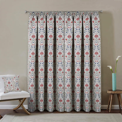 Cotswold Pencil Pleat 100% Blackout Curtains, Red