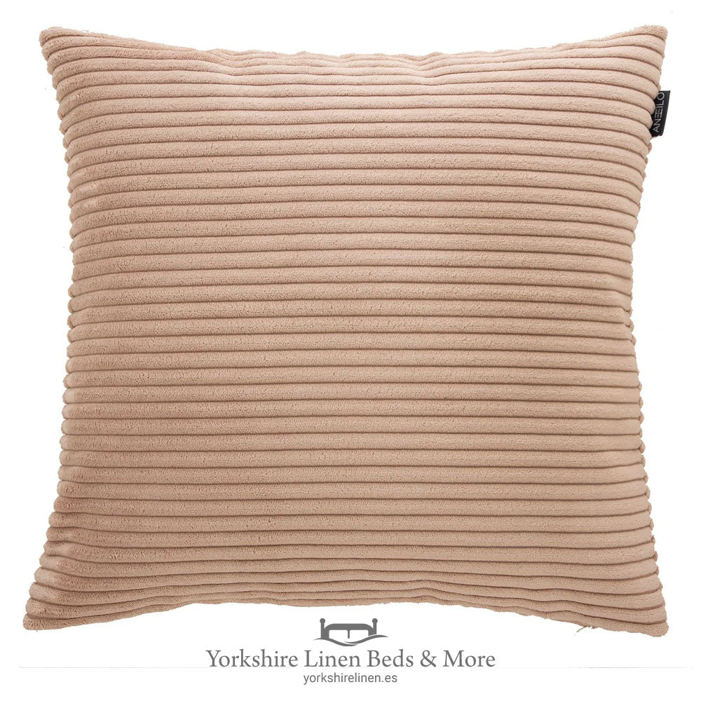 Corduroy Ribbed Cushion Range, Pink - Cushions & Cushion Covers - Yorkshire Linen Beds & More