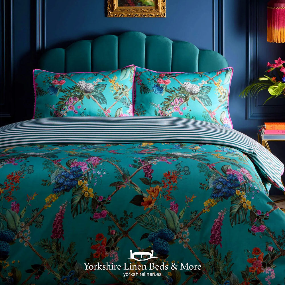 Cotswold 100 % Cotton Duvet Set - Teal