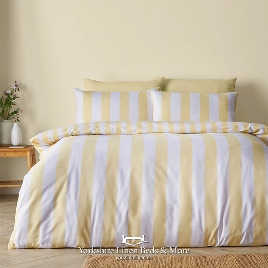 Cove Stripe Duvet Set - Yellow