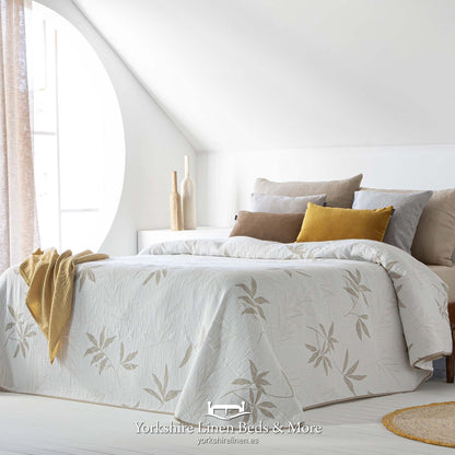 Dado Light Weight Bedspread, Beige - Bedspreads & Runners - Yorkshire Linen Beds & More