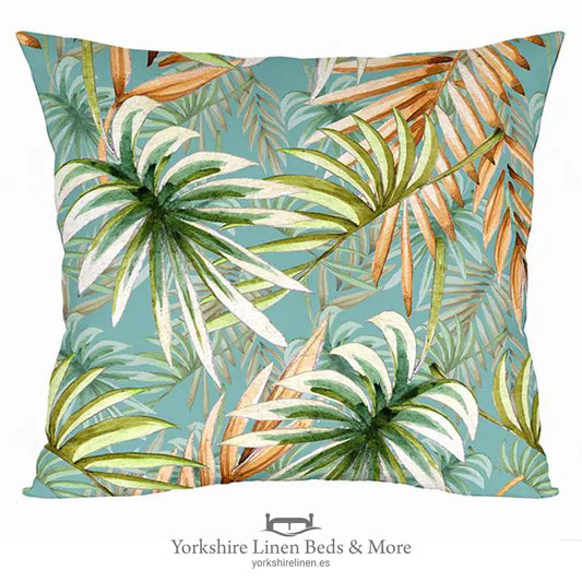 Dusky Palm Cushion, 2069 - Cushions & Cushion Covers - Yorkshire Linen Beds & More