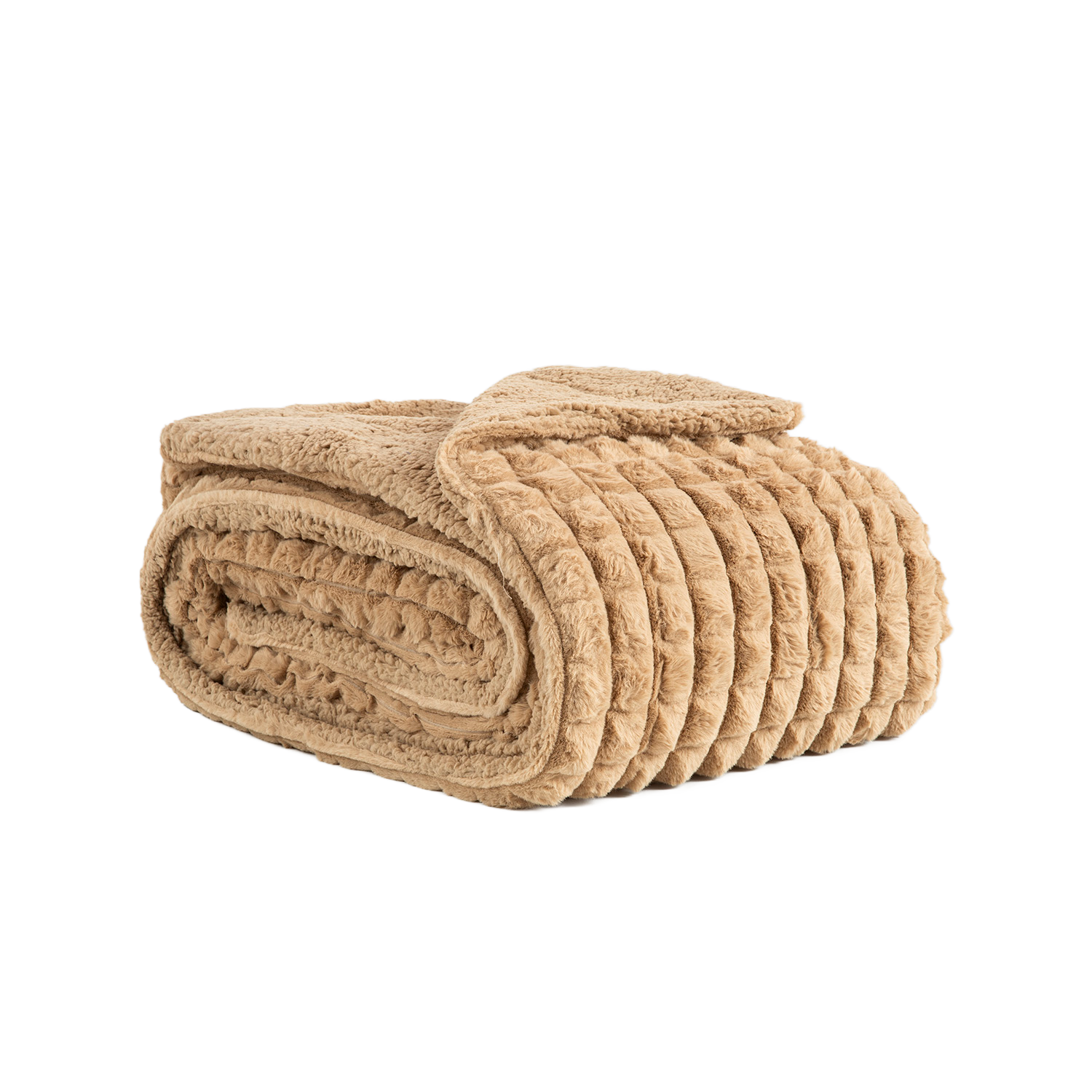Amber Luxury Sherpa Fur Throw, Beige BEST SELLER !