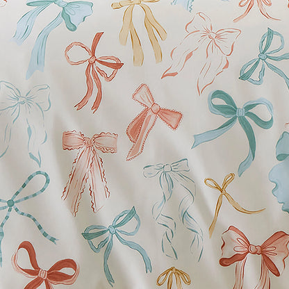 Evelyn " Bowtiful " Duvet Set- Multicolour