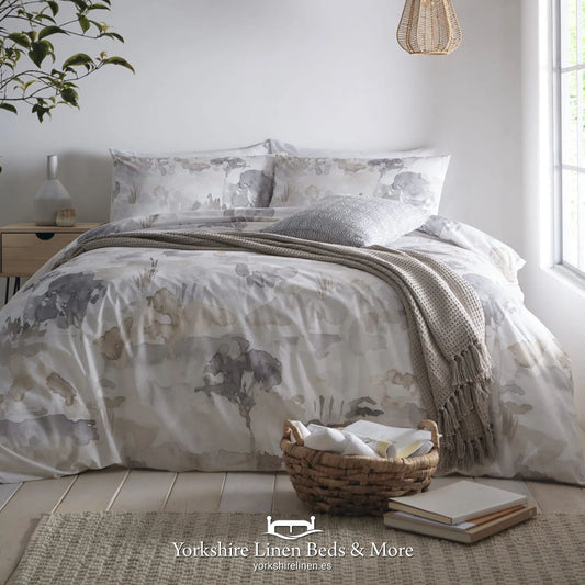 Edale 100% Cotton Duvet Set, Linen Colourway - Duvet Covers & Sets - Yorkshire Linen Beds & More