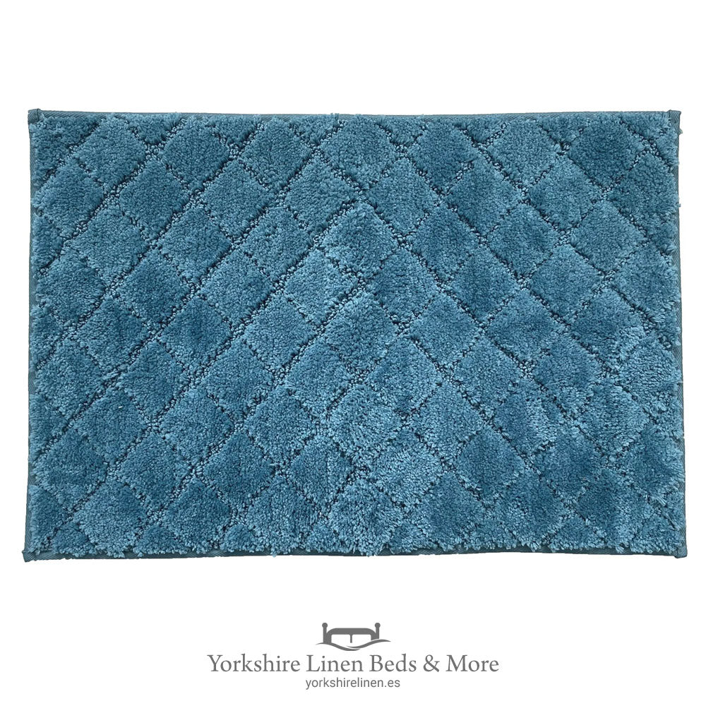 Eden Deluxe Anti-Slip Bathmat, Blue - Bathroom and Towels - Yorkshire Linen Beds & More