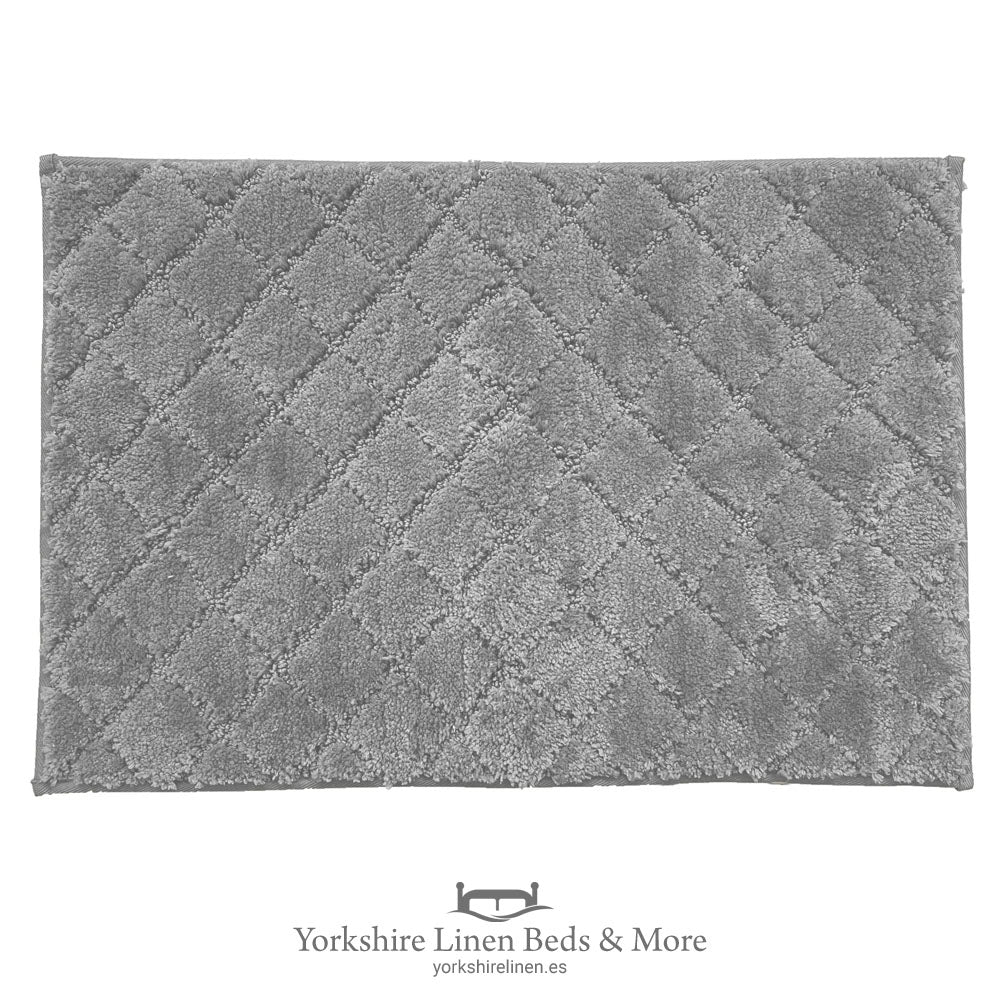 Eden Deluxe Anti-Slip Bathmat, Grey - Bathroom and Towels - Yorkshire Linen Beds & More