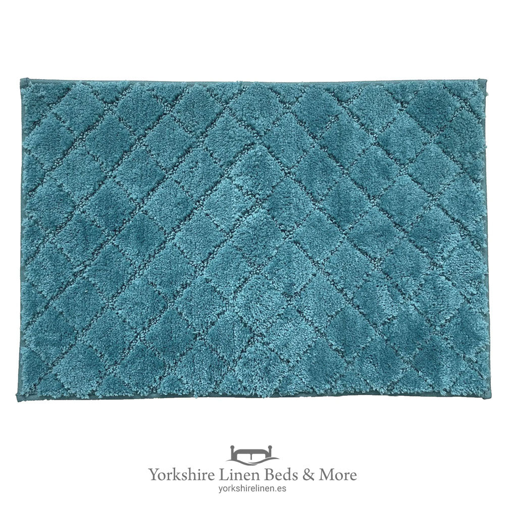 Eden Deluxe Anti-Slip Bathmat, Teal - Bathroom and Towels - Yorkshire Linen Beds & More