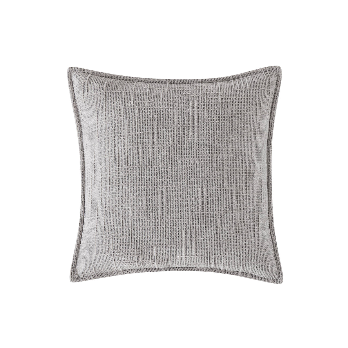 Chenille Tweed Complete  Cushion - Silver
