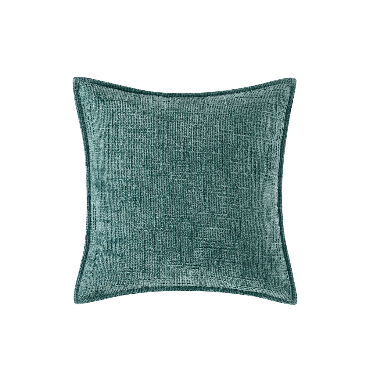 Chenille Tweed Complete  Cushion - Teal