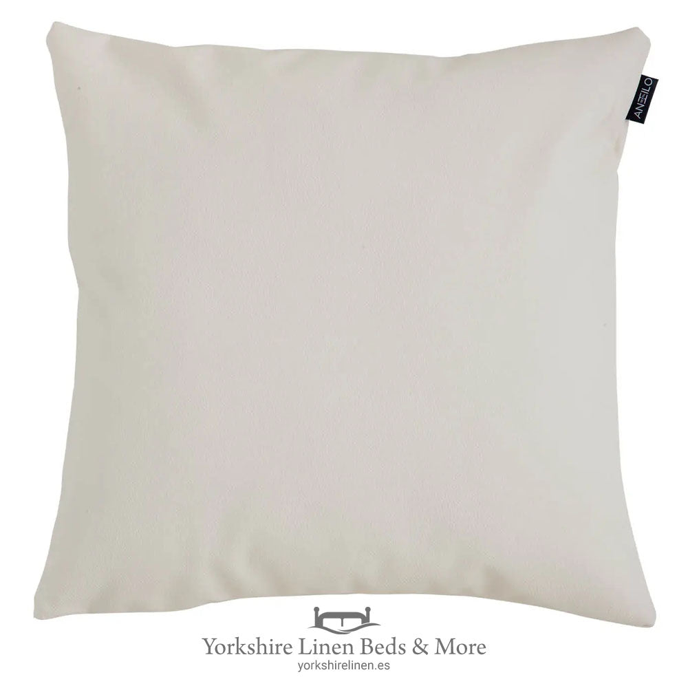 Faux Leather Cushions, White - Cushions & Cushion Covers - Yorkshire Linen Beds & More
