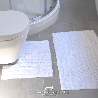Finbar Bath Mat Set Various Colours - Yorkshire Linen Beds & More P03