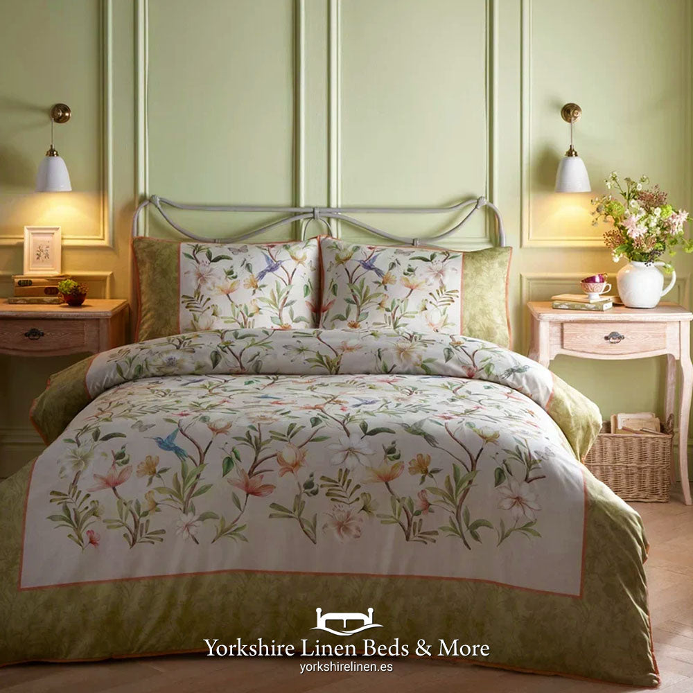 Fiorella 100% Cotton Duvet Set, Multi - Duvet Covers and Sets - Yorkshire Linen Beds & More, Mijas Costa, Spain