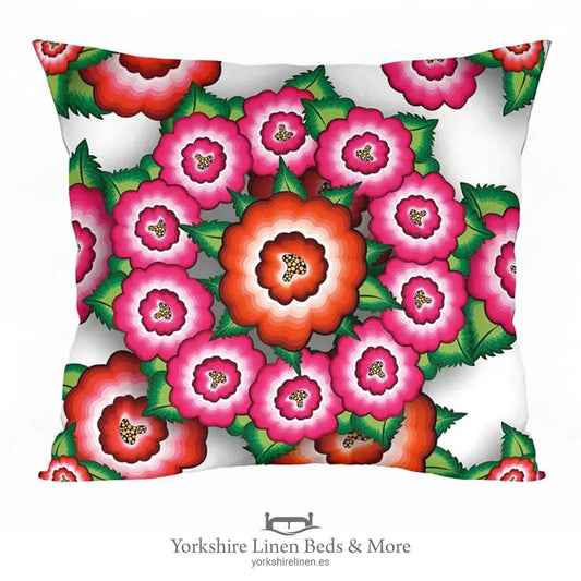 Frida Kahlo Cushion Collection, Frida Floral Circle - Cushions and Home Decoration, Yorkshire Linen Beds & More