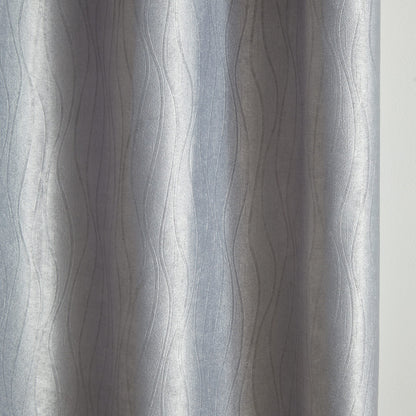 Goodyear Thermal Ring Top Block Out Curtains, Grey