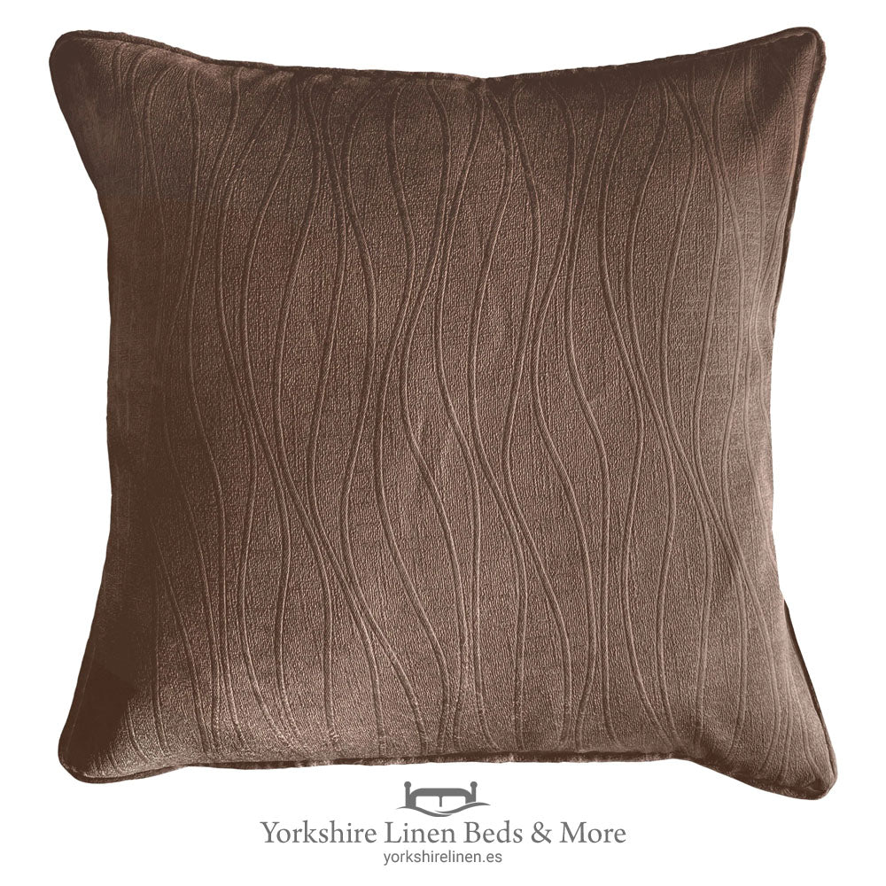Goodyear Cushion Range, Bronze - Cushions & Cushion Pads - Yorkshire Linen Beds & More
